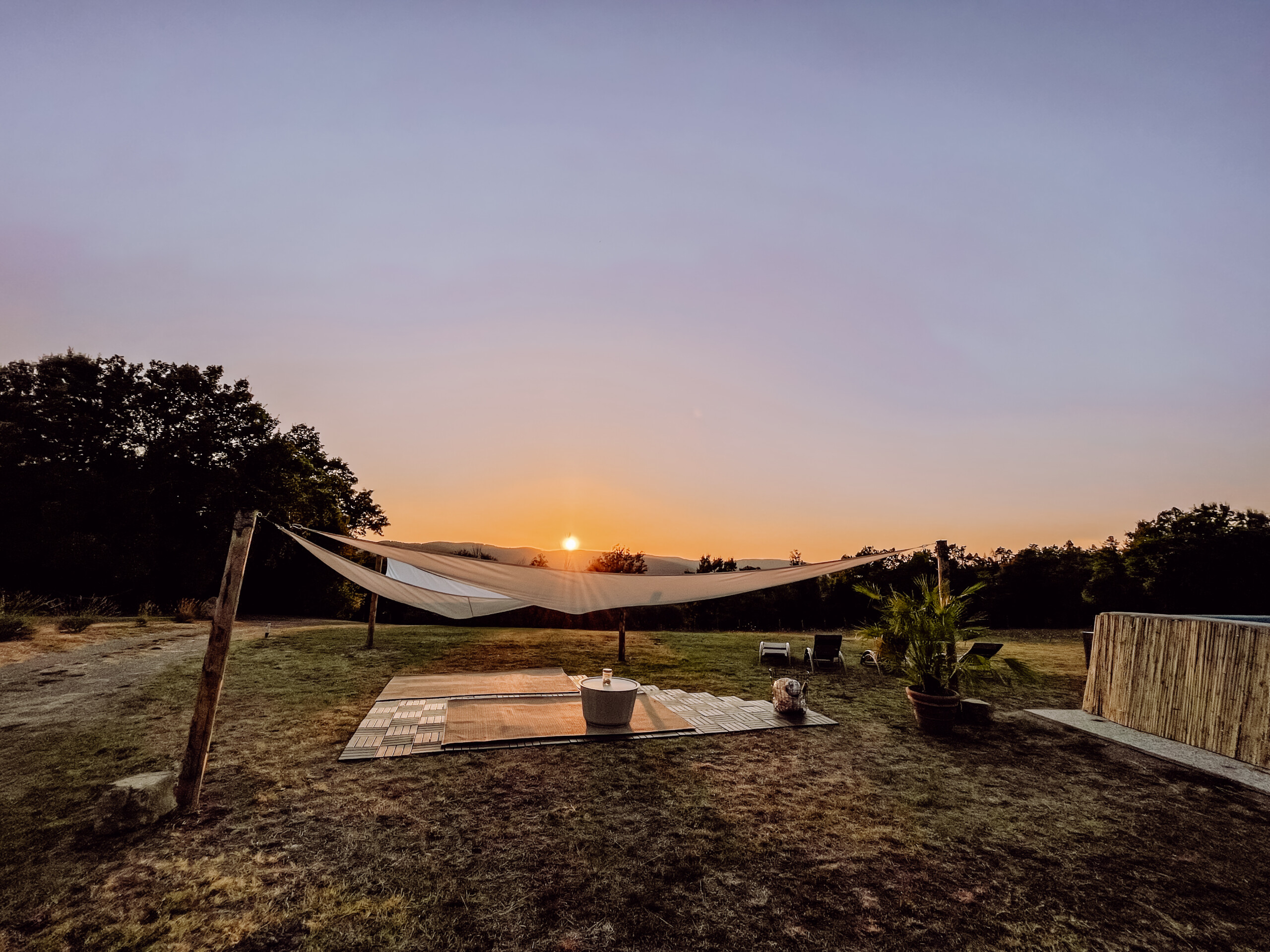 Poggio Guido Sonnenuntergang Lounge